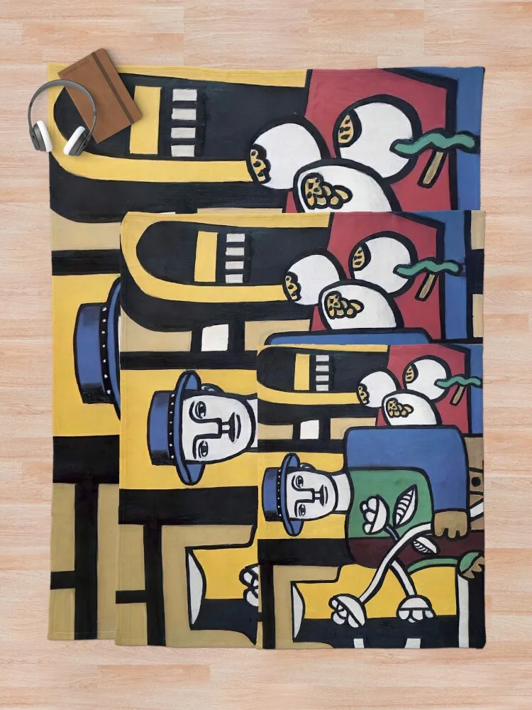 Фото Fernand léger artwork 1881 1963, картины Fernand léger, художественный стиль, пледы, теплое тонкое кровать, модные одеяла №5