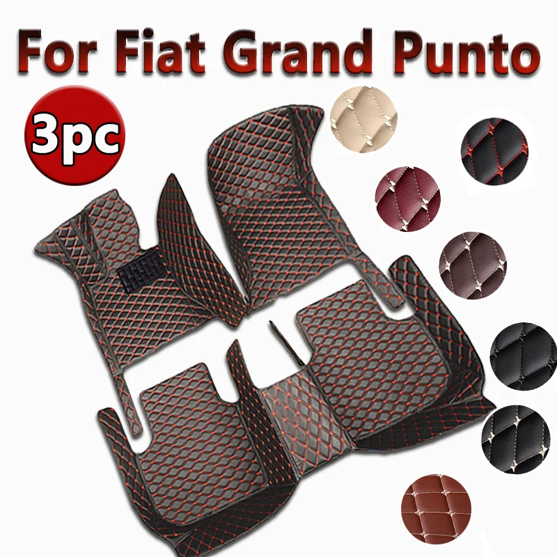 

Car Floor Mats For Fiat Grand Punto Project 199 2005~2009 3door Tapetes Para Carro Alfombrillas Coche Car Mats Car Accessories