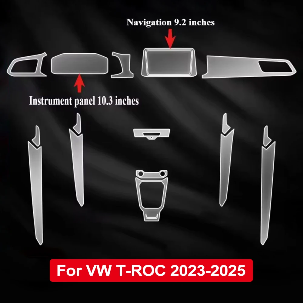 

Защитная Пленка TUP Для VW T-Roc 2023 2024 2025, Предварительно Вырезанная