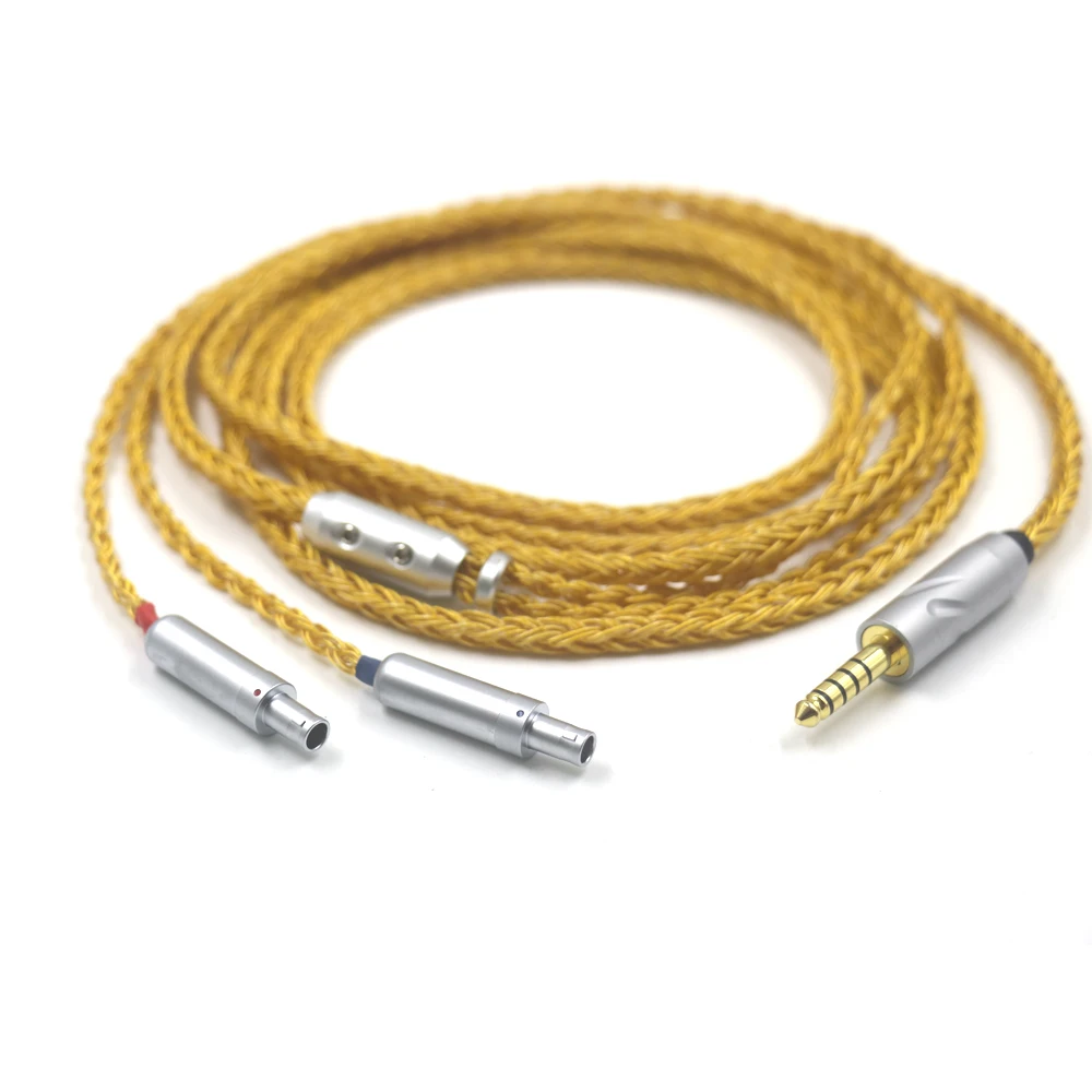 16-ядерные наушники HiFi с позолоченным кабелем для наушников Sennheiser HD800 HD800s HD820s HD820