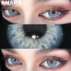 Цветные контактные линзы AMARA ed Eyes, 1 пара, цветные контактные линзы ed для красоты глаз, косметические цветные линзы для глаз, макияж глаз