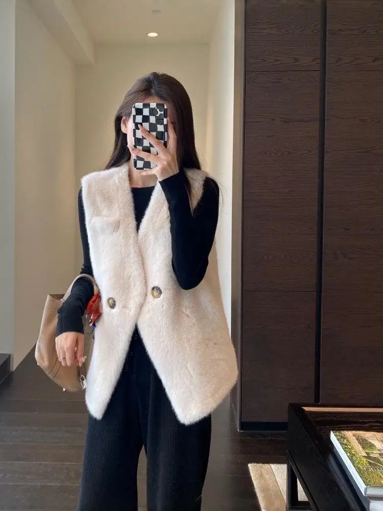 2024 новинка осени и зимы защита окружающей среды имитация норки кашемира меховой