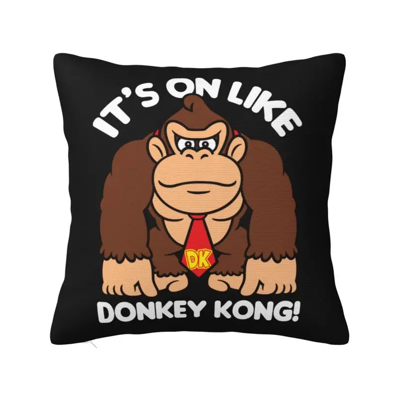 

Наволочка для подушки It's On Donkey Kong в скандинавском стиле, украшение для спальни, подушки Gorilla для дивана