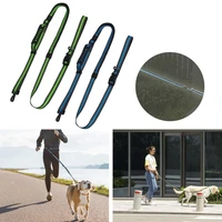 dropshippingpet traction rope prevent break free adjustable training belt reflective nylon rope dog leash rope pet supplies