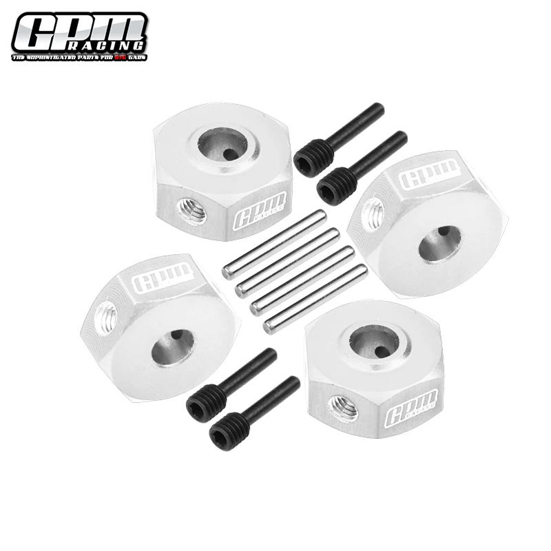 GPM Алюминиевые шестигранные переходники 12 мм для Megalodon 1/18 LOSI