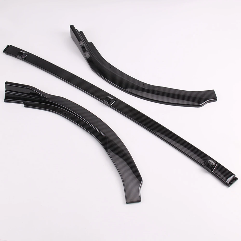 Для Toyota Camry L LE XLE 2018-2019 Deluxe передний бампер спойлер губа из углеродного волокна