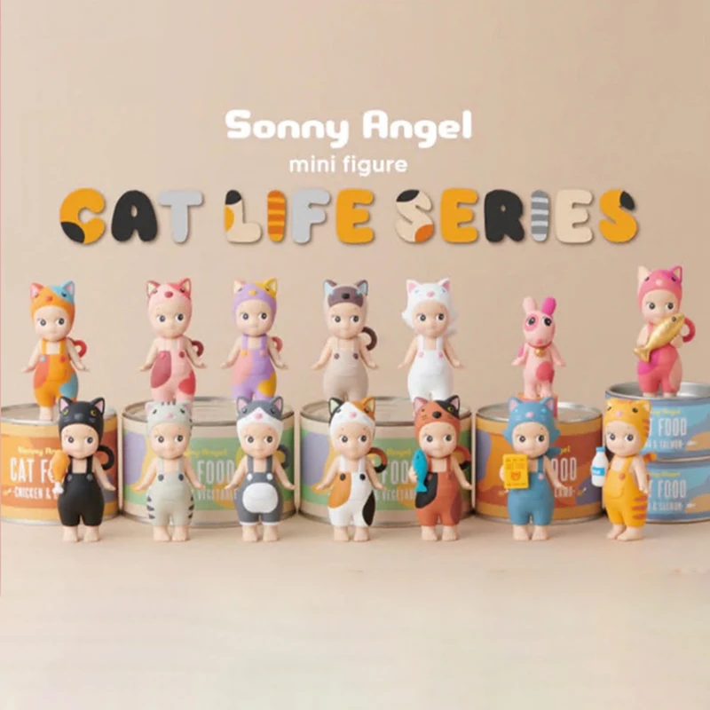 

Sonny Angel 2023 New Cat Life Series Blind Box Anime Figure Suprise Guess Bag Doll Toys Mystery Box Figurine Cute Ornament Gifts