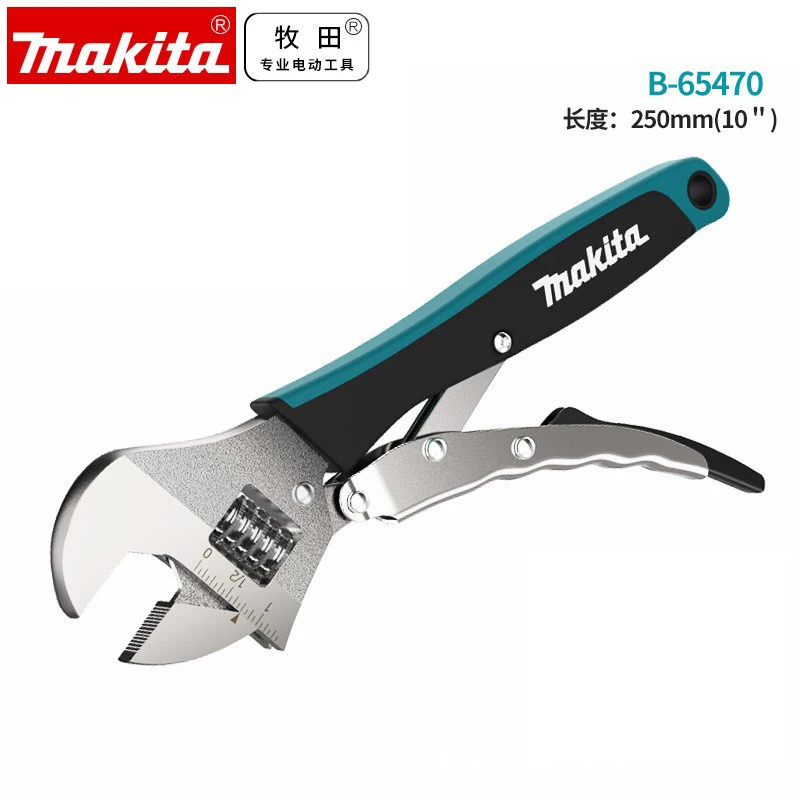 

Makita Adjustable Wrench B-65470 Multifunctional Universal Lock Pliers Manual Clamp Fixed Dual-use Steel Spanner Set Repair Tool