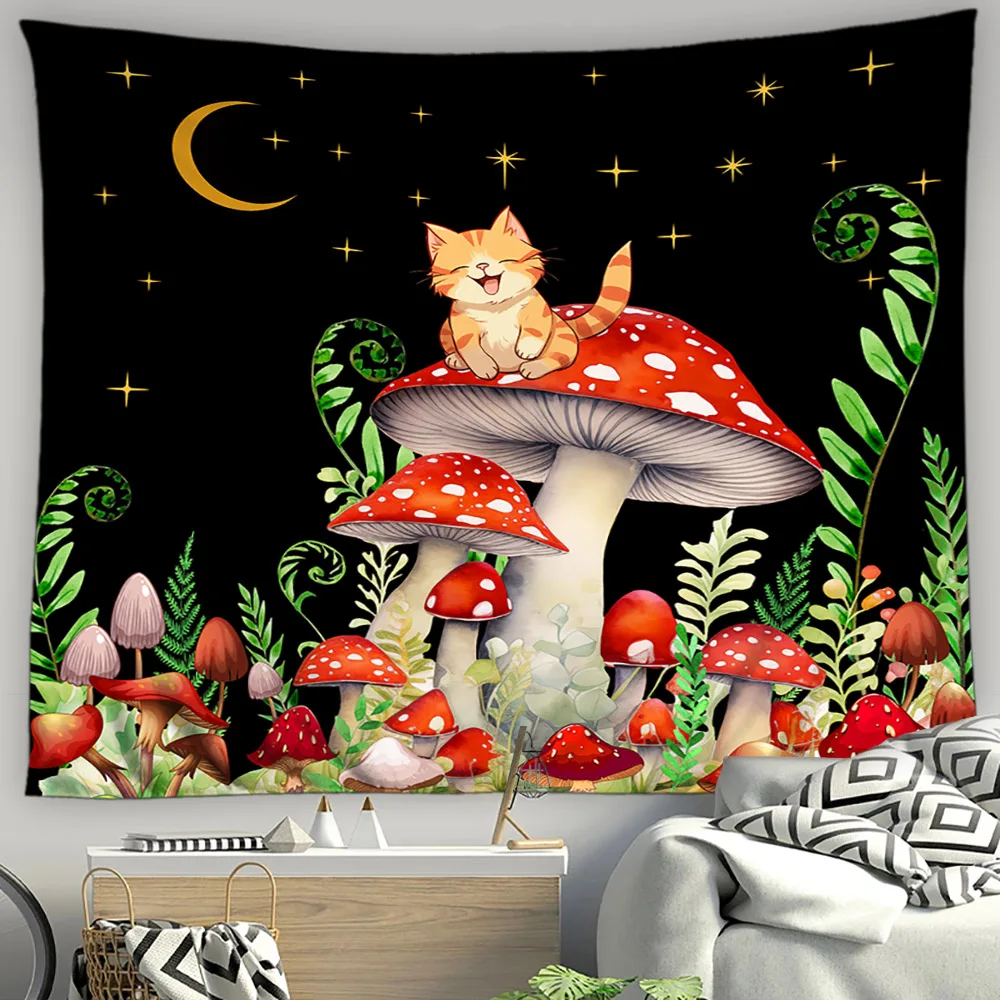 Богемная искусственная роспись ботанический цветок бабочка луна звезды