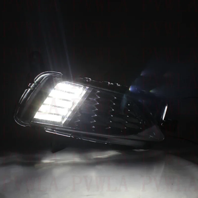 Для VW POLO Hatchback 2018 2019 2020 2021 2022 передний бампер светодиодные DRL дневные ходовые огни