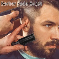 material hair carving cleaning brush barber comb scissors barber shop brush vintage oil head tools creative fade brush