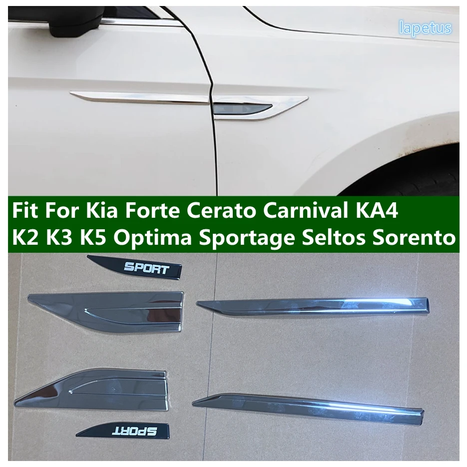 

Outer Side Fender Front Door Air Vent Hood Cover Trim For Kia Forte Cerato Carnival KA4 K2 K3 K5 Optima Sportage Seltos Sorento