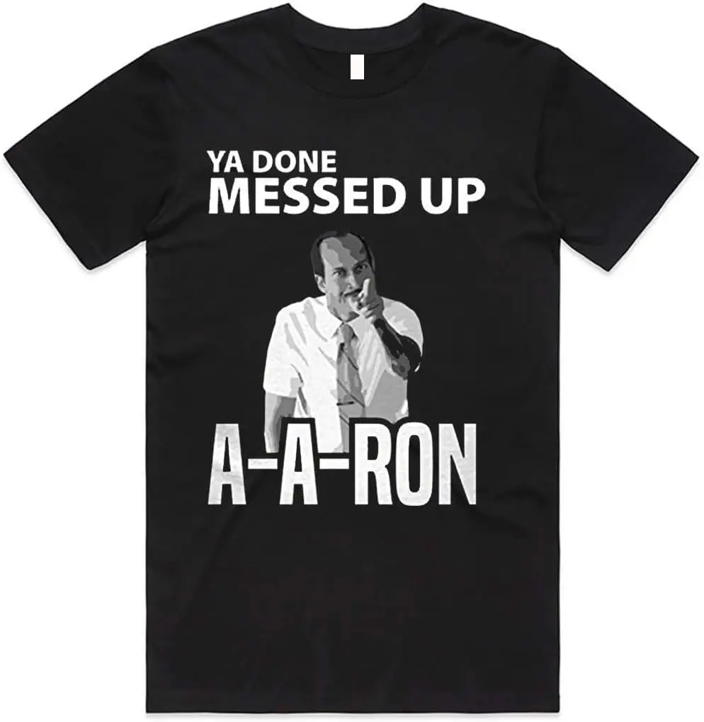 Модная мужская футболка Аарон рубашка с коротким рукавом