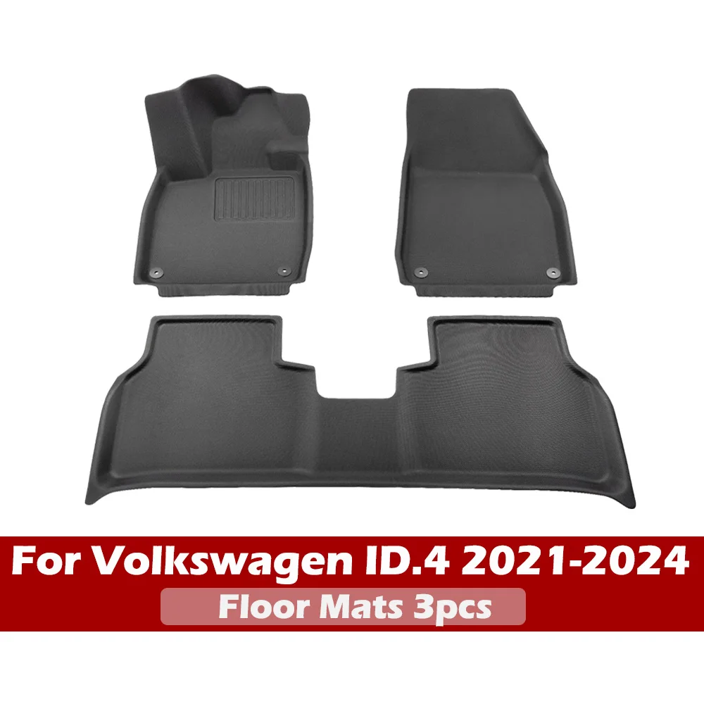 

Напольные коврики для Volkswagen ID.4 2021-2024 XPE, всепогодный водонепроницаемый пылезащитный комплект, напольная подкладка, накладки, аксессуары
