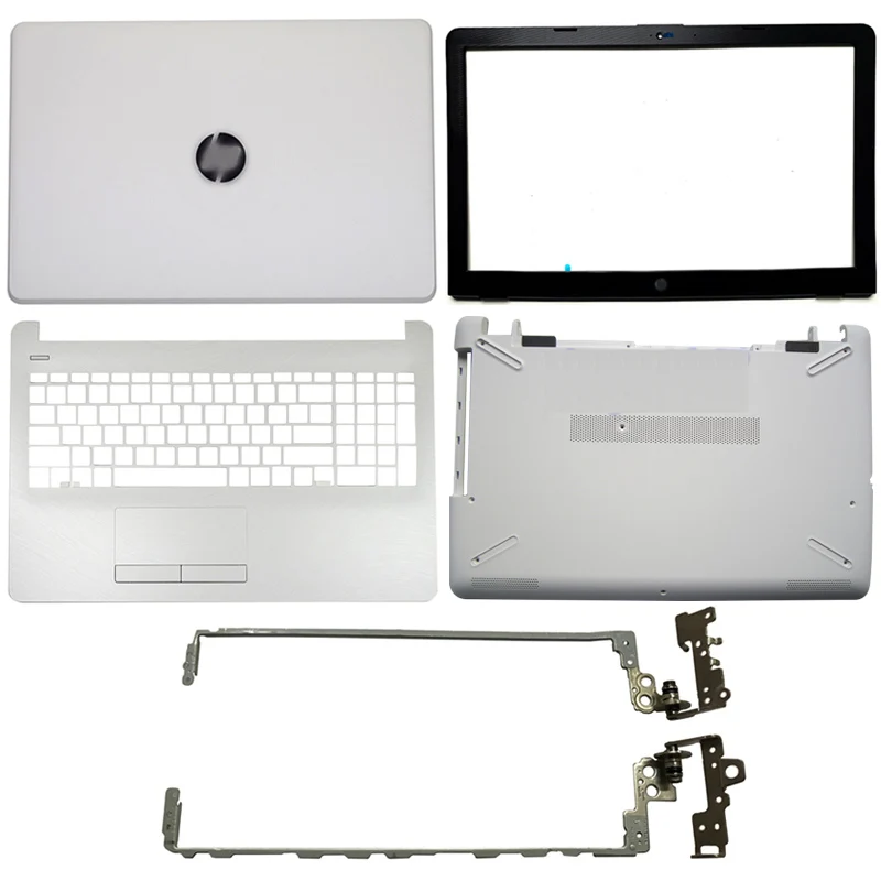 

NEW Laptop LCD Back Cover/Front bezel/LCD Hinges/Palmrest/Bottom Case For HP 15-BS 15T-BS 15-BW 15Z-BW 250 G6 255 G6 White