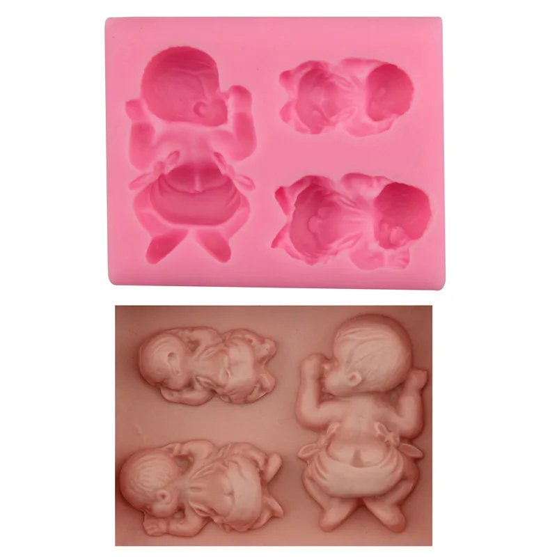 

Baby Fondant cake mould DIY baking tool Western point baking kitchen mould