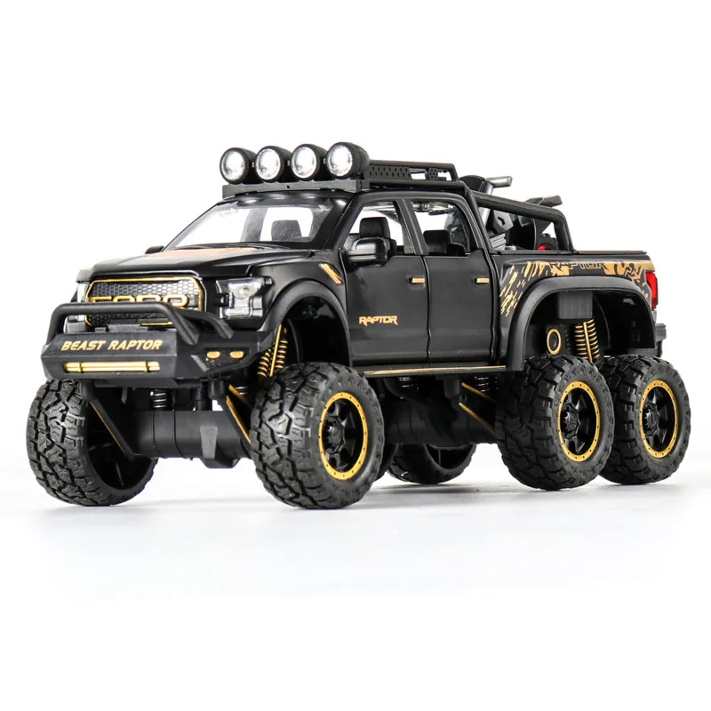 

1/24 Ford Raptor F150 Pickup Alloy Car Model Diecasts & Toy Metal Modified Off-Road Vehicles Car Model Simulation Kids Toy Gift