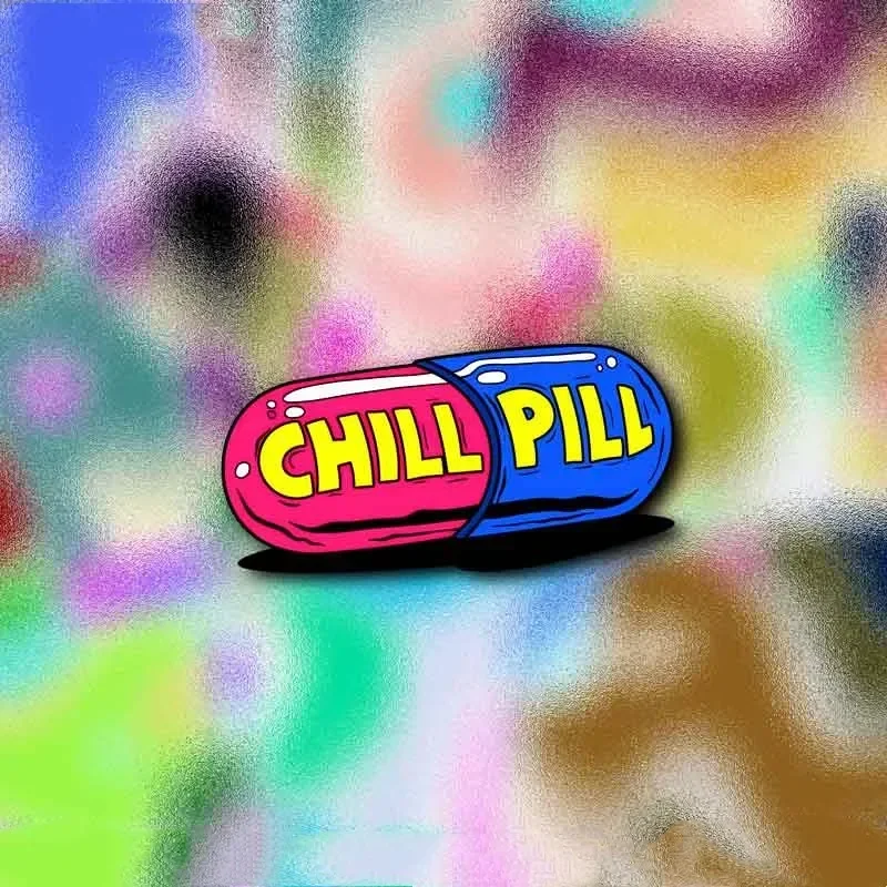 

Автомобильные наклейки с героями мультфильмов, синий, красный, спокойный CHILL Pill, модифицированная наклейка в стиле граффити, лента для ноутбука, шлема, компьютера, авто, внешнее украшение