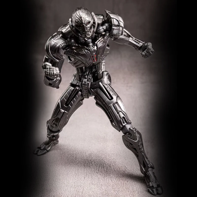 Фото Фигурка AC Factory Ultron Anime Action Figure Kaiyodo Ko, коллекционная модель, игрушка, украшение, подарок на день рождения для мальчиков №3