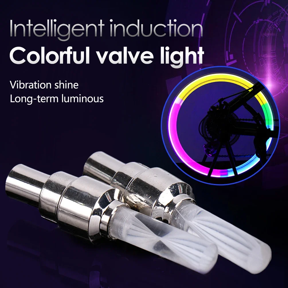 Фонари для велосипедных шин с аккумулятором лампа колпачком колеса подсветка