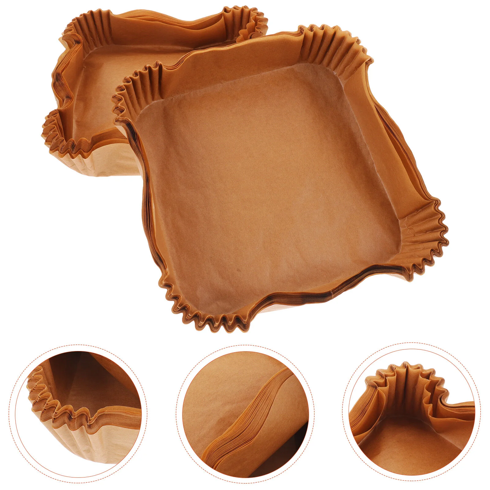 

Steaming Pad Air Fryer Disposable Paper Liner Free Cut Baking Oil Proof Liners Heat-resistant Mat