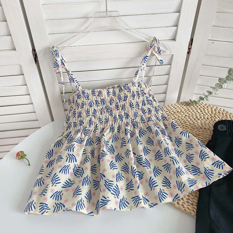 

Женские бретельки с галстуком-бабочкой, полосатые подтяжки с листьями, самокультивирование, универсальная верхняя одежда, топы, нишевый дизайн, лето, Новинка