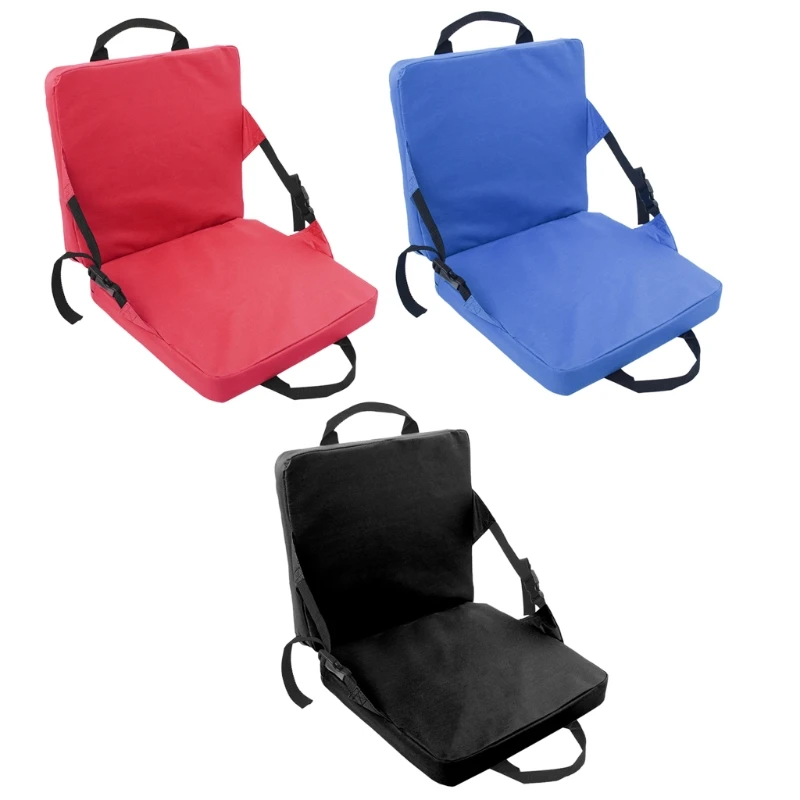 

Camping Reclining Folding Chair Cushion Stadium for Seat Lightweight Padded for