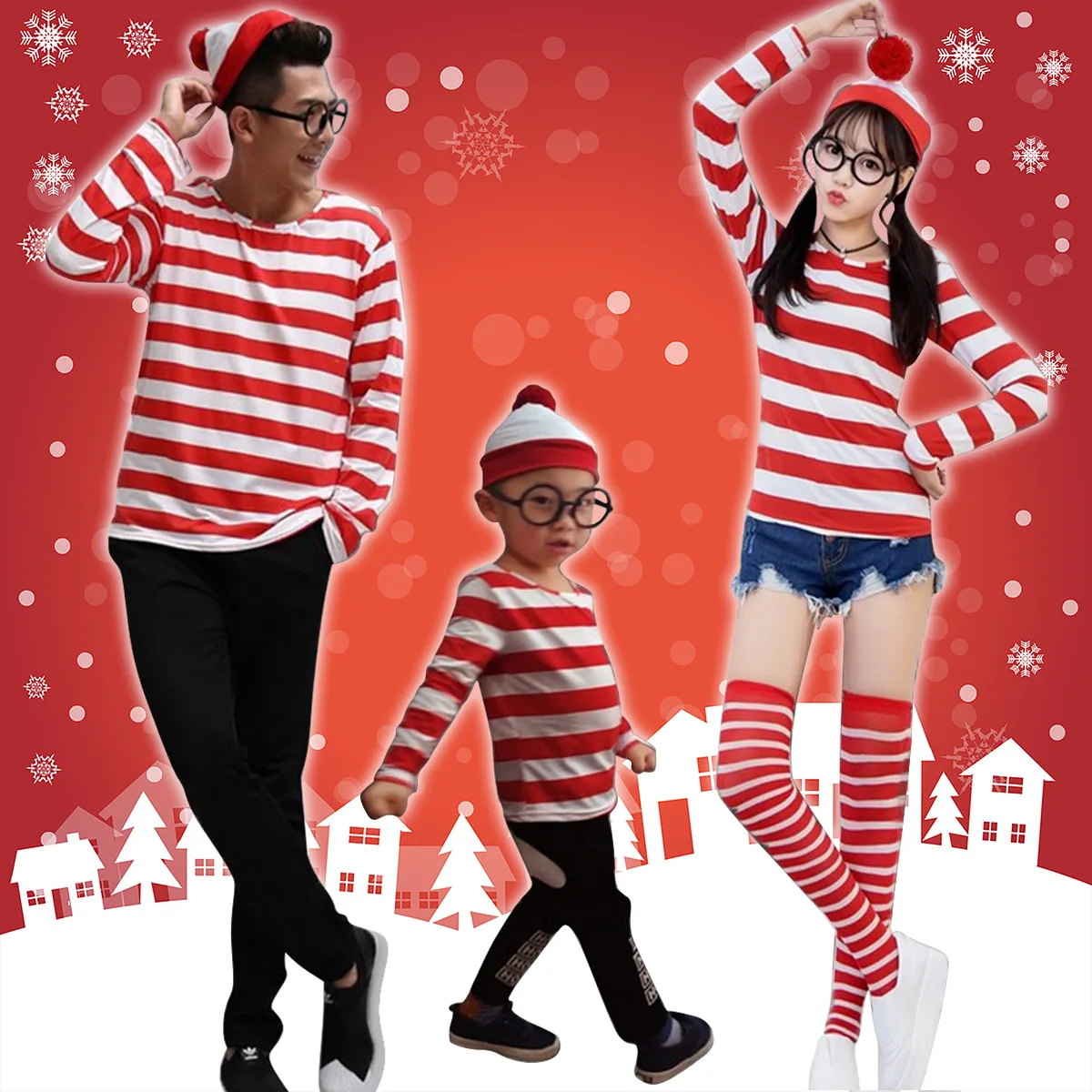 

Parent child cosplay costume Christmas play costume