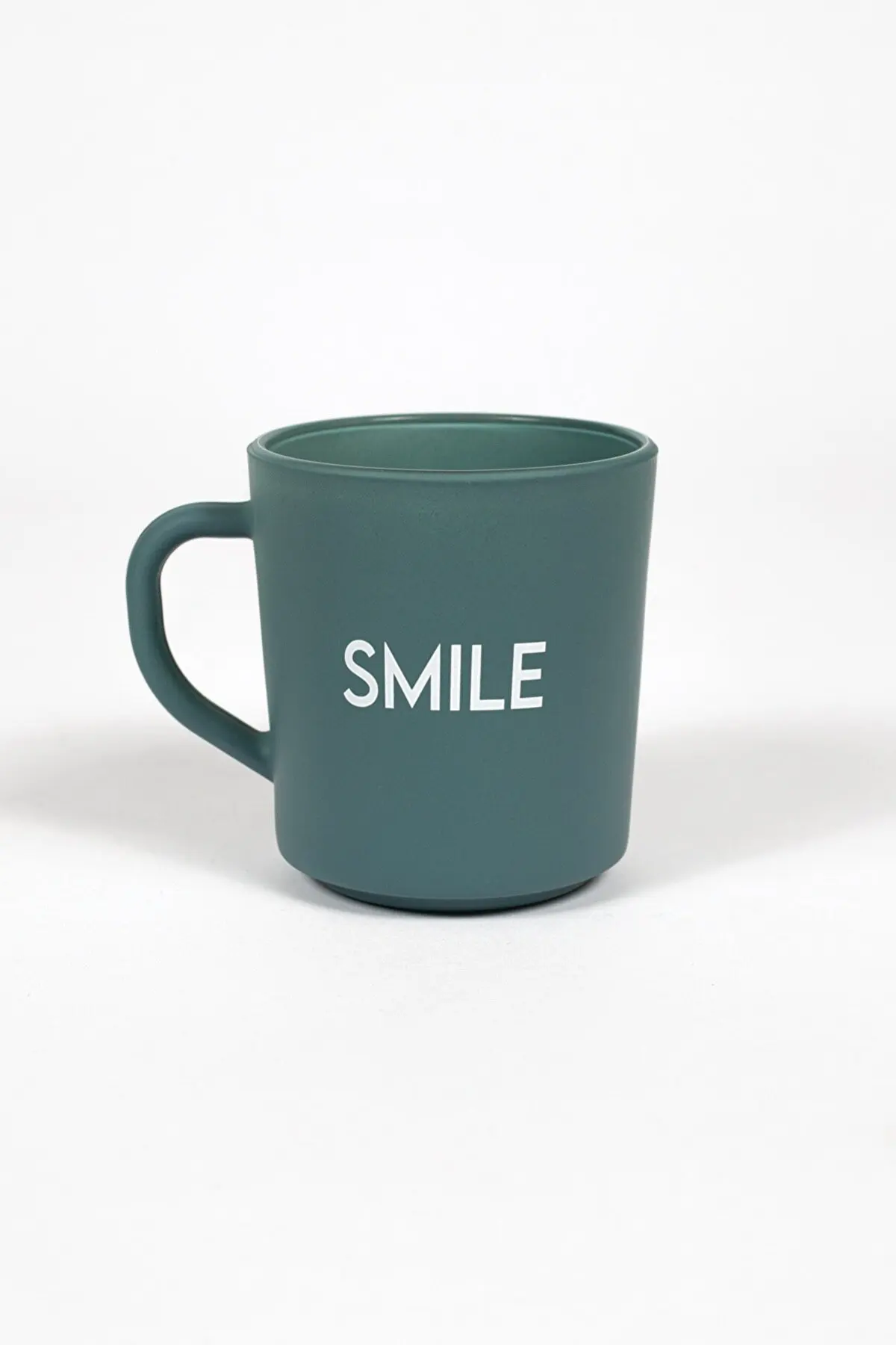 

Green Motto Smile Printed Mug Cup Luxury Classic Mug Cup Plain Matt Surface