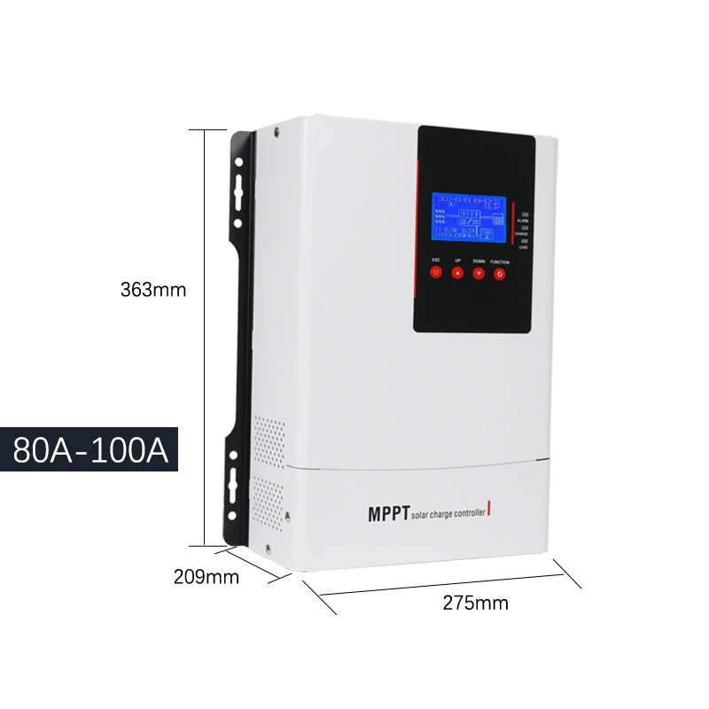 80A 100A WiFi MPPT Контроллер заряда солнечной энергии 150 В постоянного тока Регулятор