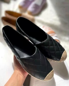 Autumn Designer Shoes Woman Quality Leather Slip on Flat Shoes for Women Loafers Comfortable Ladies Fisherman Shoe Zapatos Mujer