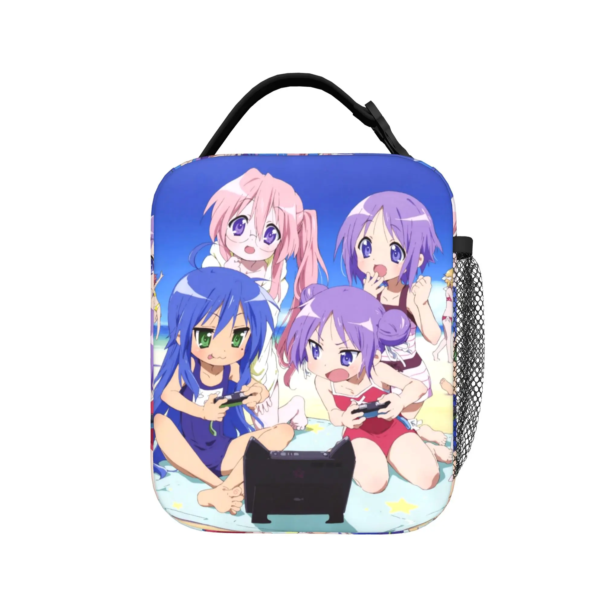 Фото Термосумки для обедов Konata Izumi Miyuki Kagami, контейнеры для еды Lucky Star, сумки-холодильники, сумки-тоуты, ланч-боксы, сумки для хранения продуктов №2