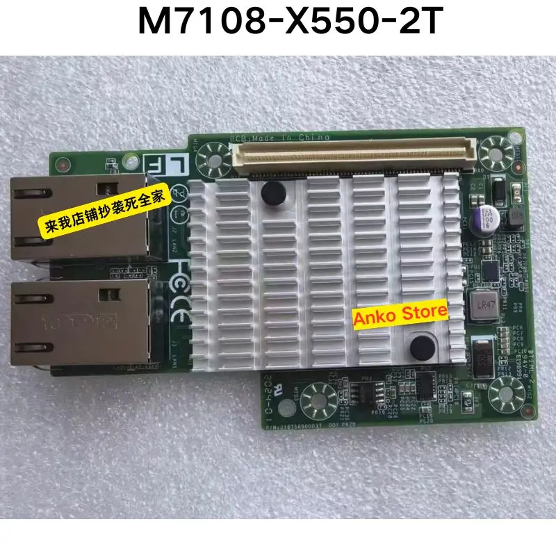 Фото Совершенно новый X550-2T OCP 2.0 M7108-X550-2T Интерфейс RJ45 Чип X550T2 10G 10G Ethernet-карта №1