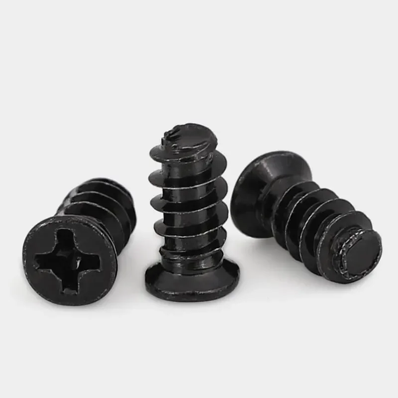 

Винты для вентилятора корпуса компьютера из углеродистой стали, черные винты с плоским крестообразным шлицем M5 * 8 мм M5 * 10 мм M5 * 12 мм M5 * 14 мм M5 * 16 мм Винты для вентилятора