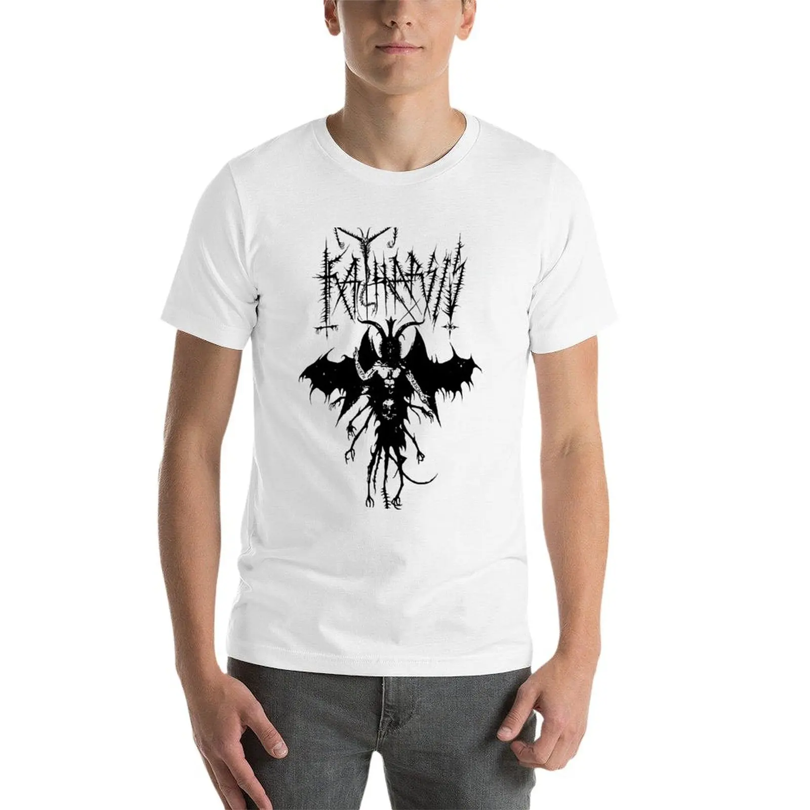 Фото Футболка KATHARSIS MERCH, мужские футболки с аниме, мужские хлопковые футболки с принтом для мужчин, футболка №4