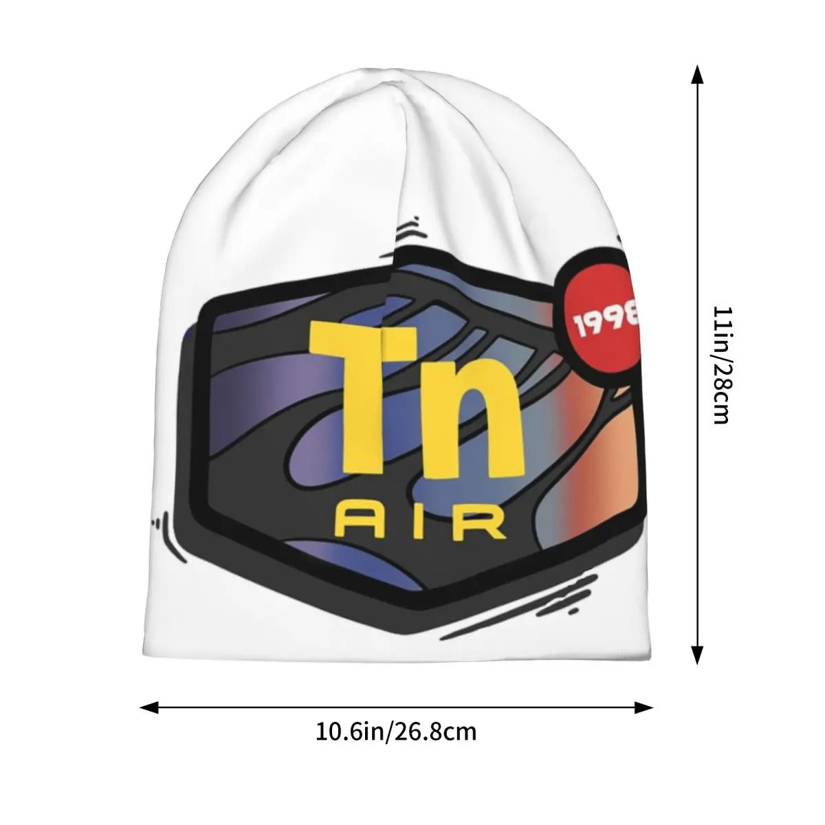 Теплая вязаная шапка Air Max TN Plus модная шапочка осенне-зимние уличные шапки для