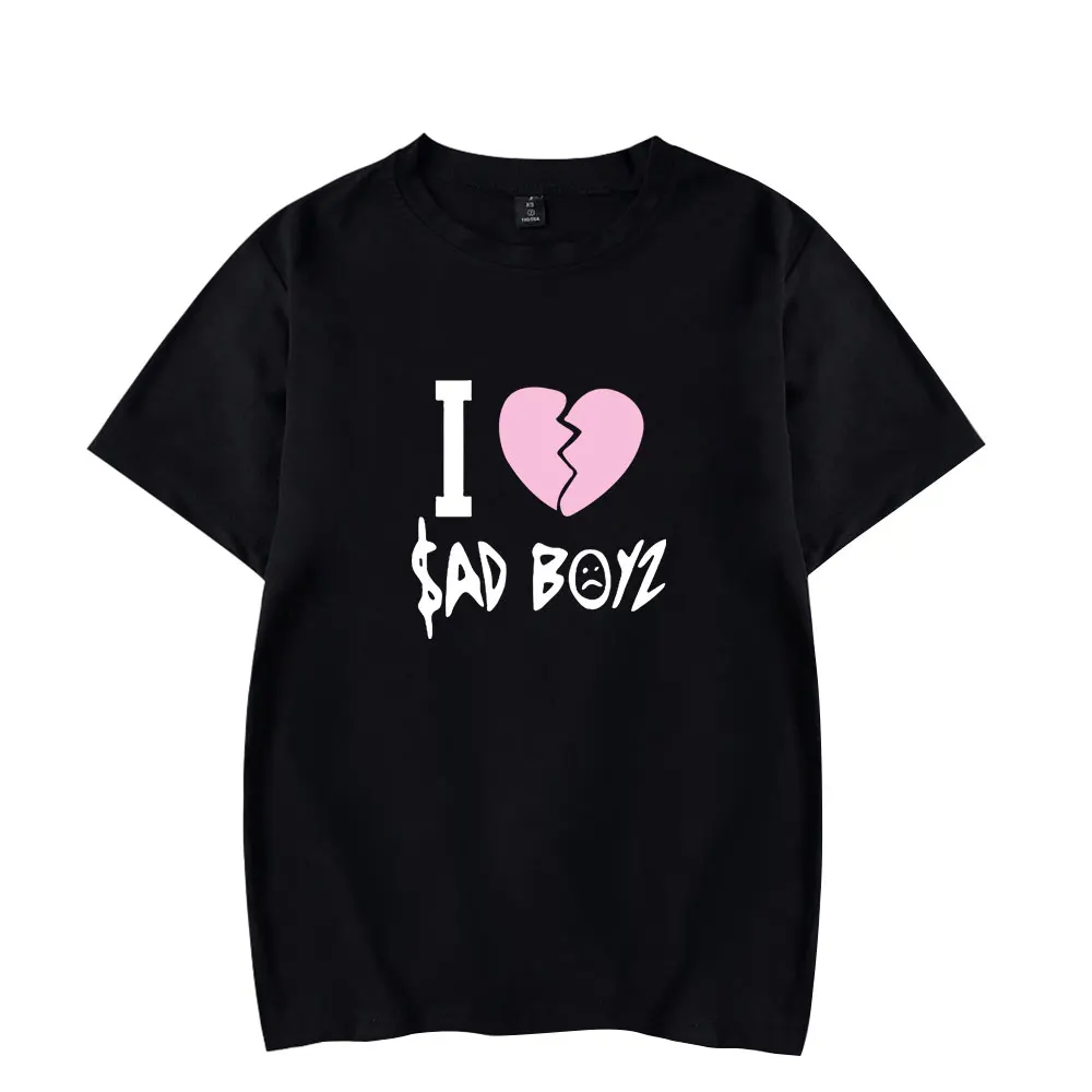 

Футболки Junior H Sad Boyz, футболка Singer Tour Merch для женщин и мужчин, модная повседневная Уличная одежда с коротким рукавом