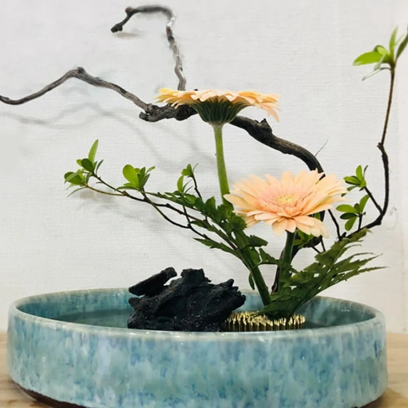 12 шт. цветочная лягушка канцканская булавочная круглый латунный держатель для