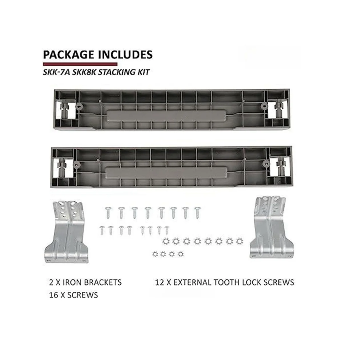 Комплект для штабелирования Skk-7A — замена стиральной машины и сушильной заменяет