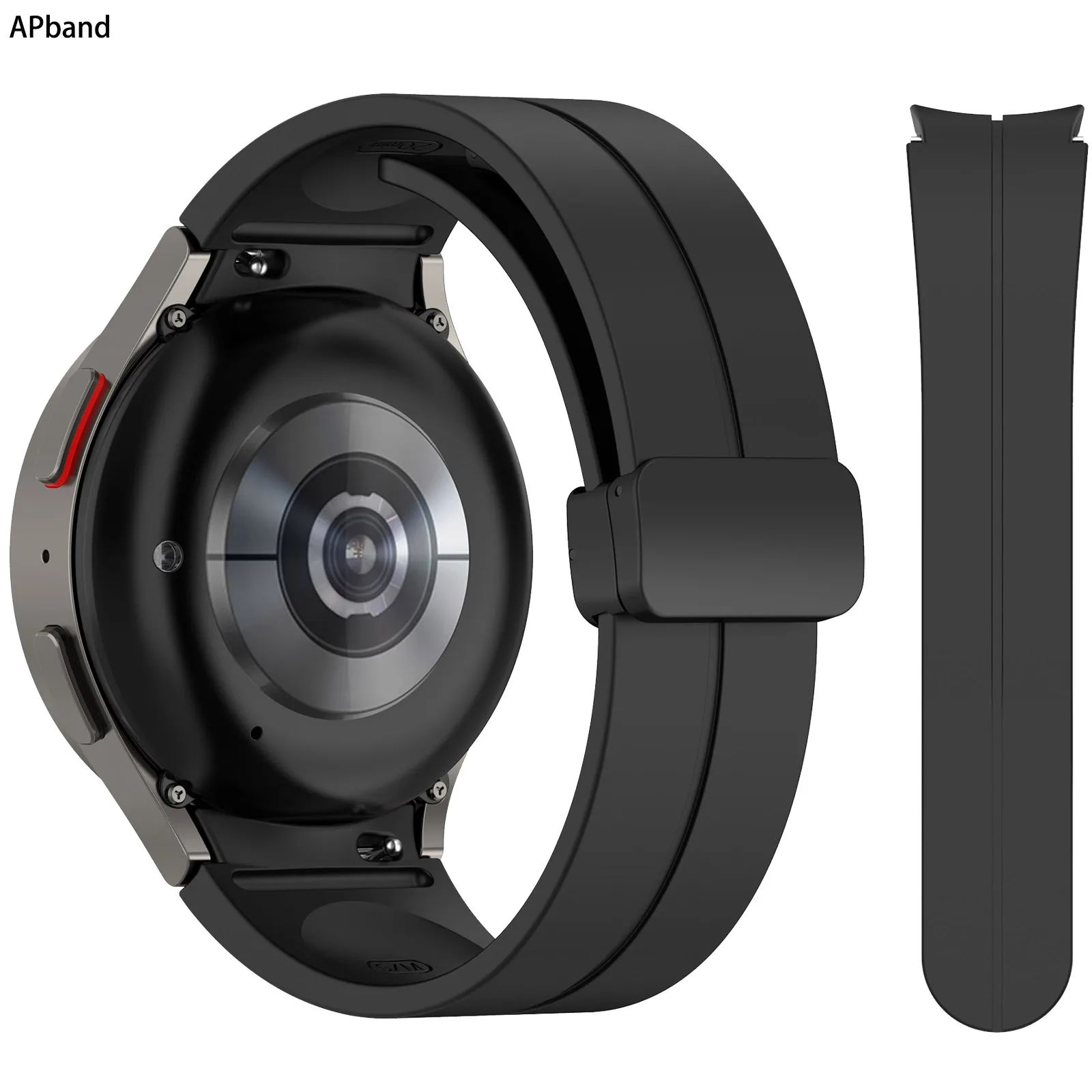 

Ремешок силиконовый для Samsung Galaxy Watch 5/pro/4/3 classic, 44 мм 40 мм 46 мм 42 мм