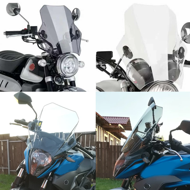 Универсальный передний лобовое стекло CBF600 CB600 CB600F CB919 VF750S CBF190R CB1300 аксессуары для