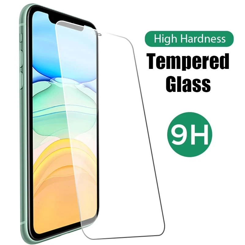 

Закаленное стекло 9D для IPhone, защита экрана с полным покрытием для IPhone 11 12 13 14 Pro Max 6 S 8 7 Plus 13 14 XS MAX X XR