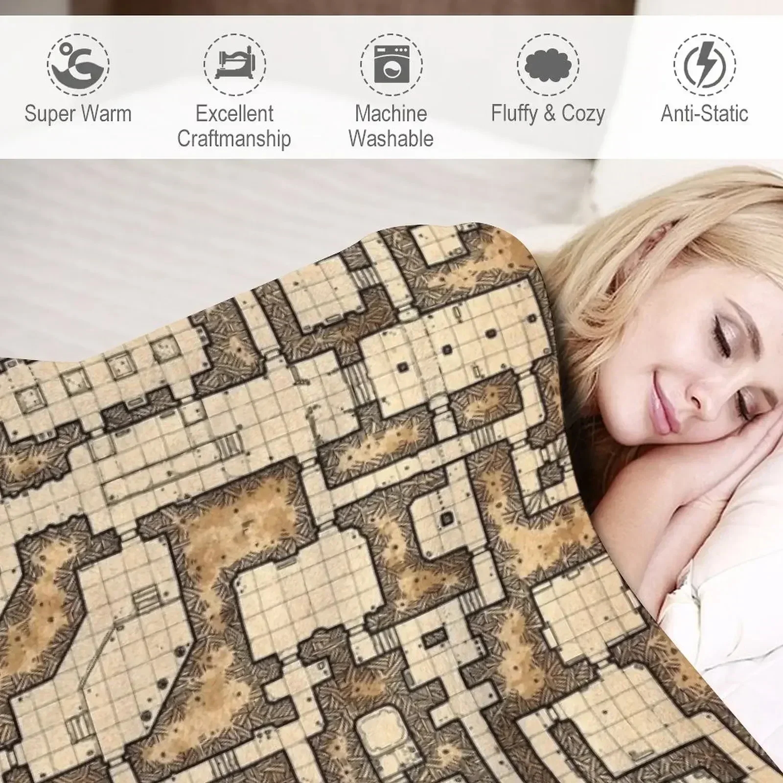 Одеяло Halls of Geryon Детские гигантские одеяла для дивана