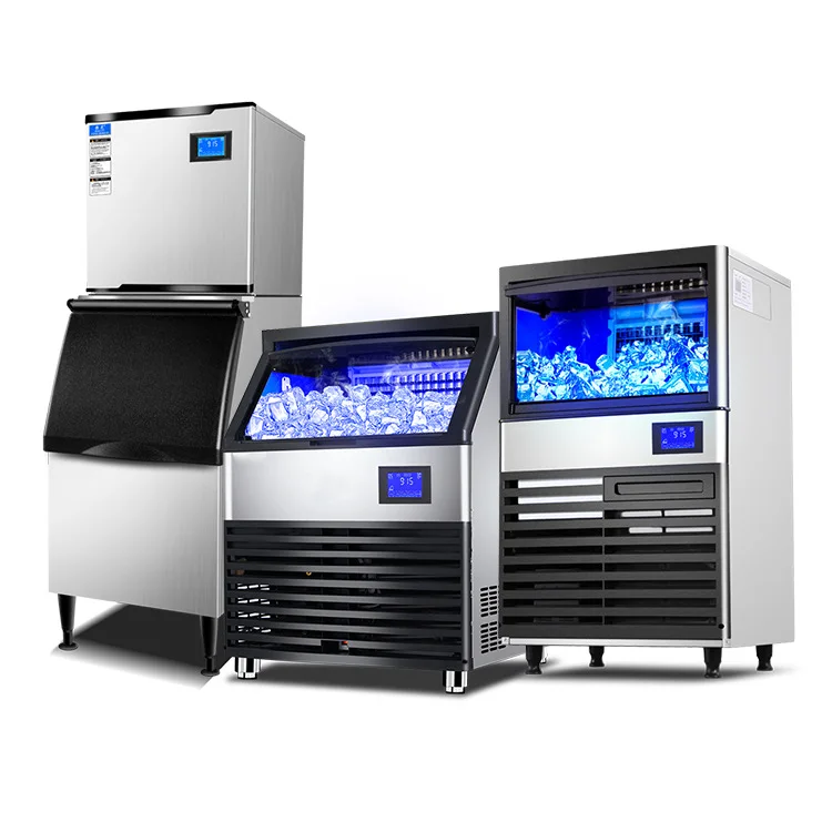 

High Efficiency400/500/700/1000kg commercial ice cube makers making machine industrial ice maker