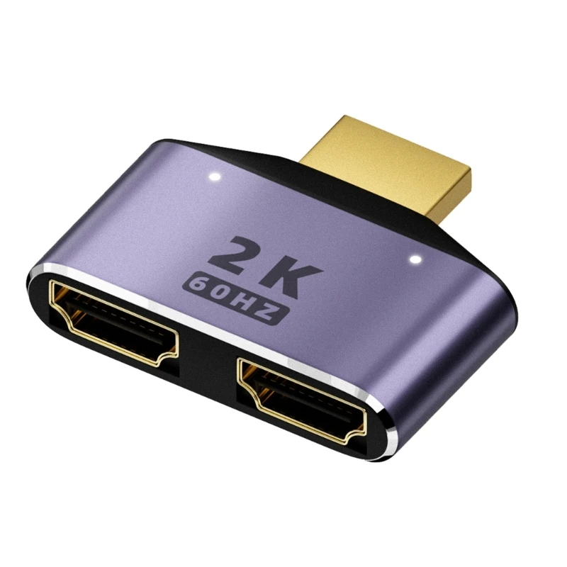 HDMI-совместимый разветвитель 2K-разветвитель 1 на 2 для 3D-разветвителя FullHD 2K