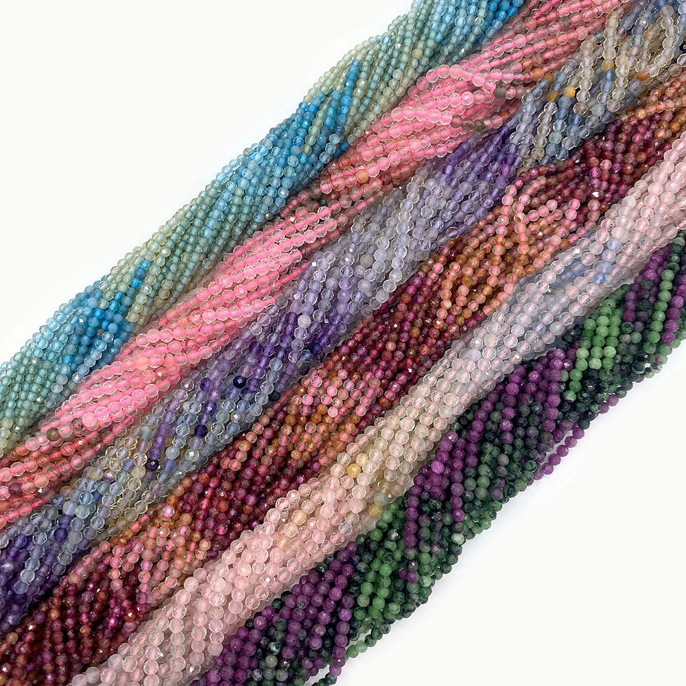 

Оптовая продажа, маленькие градиентные бусины 2 мм из натуральной искусственной кожи, Аметистовые подвески, изготовление ювелирных изделий...