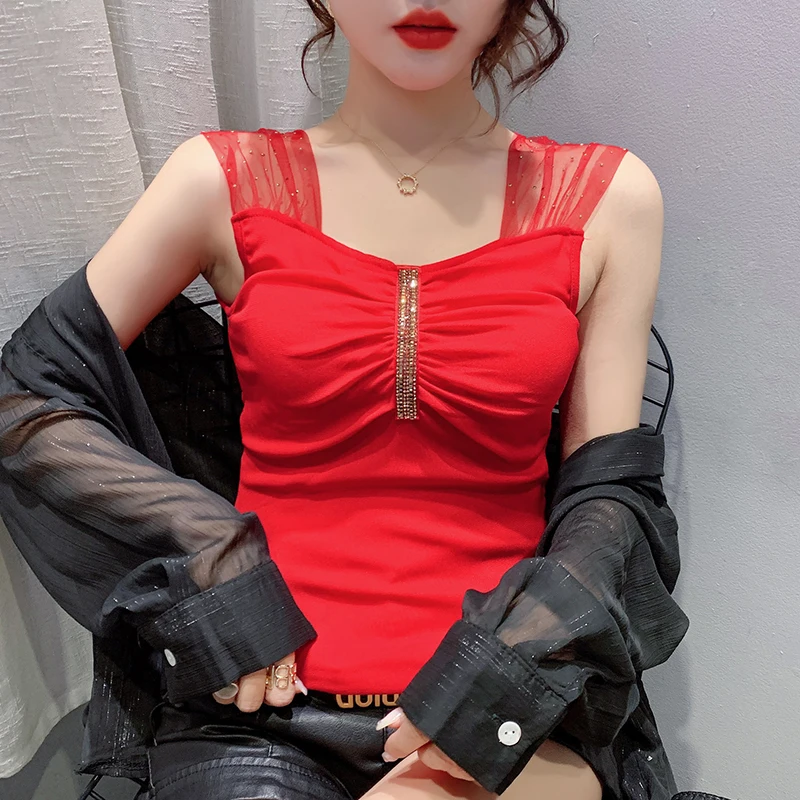 Новинка лета 2022 женский жилет модная повседневная майка без рукавов с круглым