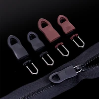 10pcsset replacement zipper pull puller end fit rope tag clothing zip fixer broken buckle zip cord tab bag suitcase backpack