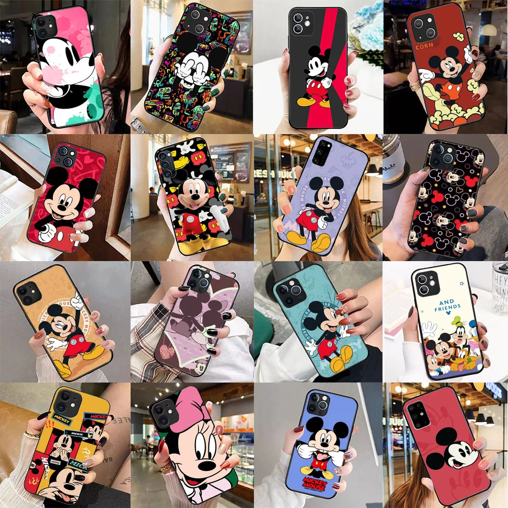 

PY-49 Mickey Silicone чехол для Xiaom Redmi Note 7 8T 8 9 10T 10 10S 11 11S Pro Max