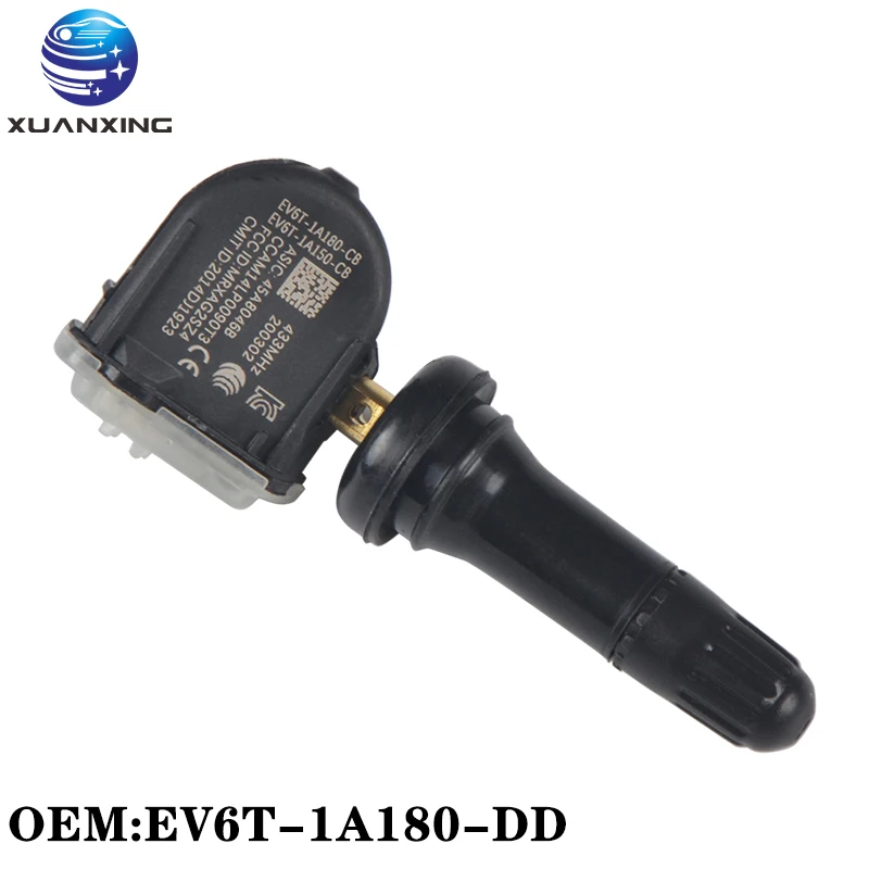 

EV6T-1A180-DD TPMS Tire Pressure Sensor Monitoring System 433Mhz High Quality Battery Life For Ford Focus Ranger